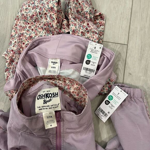 Oshkosh girls 2 pc set bottoms 8 top 7 - Picture 6 of 6